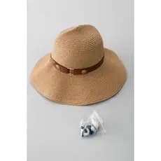 Chapeu de praia, viagem, mochileiro, mulher, feminino, palha, marrom, caramelo, piscina, cachoeira, boho, vintage, retrô