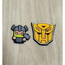 Thor Marvel E Transformers Bumblebee Geek, item de colecionador, coleção, nerd, nerdice, decor, decoração, bazar, brechó