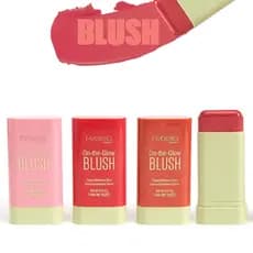 Blush Stick multi-funções-Cor natural de longa duração, Batom e Sombra Maquiagem Febella BLU50615