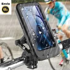 Promoção Suporte de Celular à Prova D'água para Guidão de Bike e Moto  com Rotação 360°, Tela Sensível ao Toque.