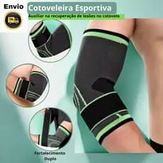 Cotoveleira Ajustavel Compressao Ortopédica Esportes Academia Fitness