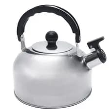 Chaleira Com Apito Aço Inox 2 Litros Alça Térmica 123util