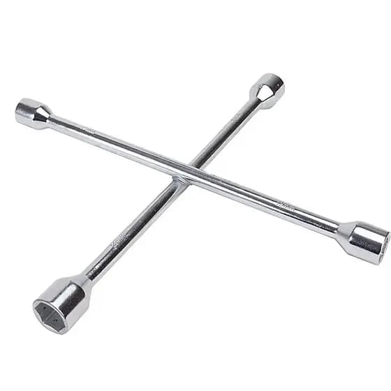 Chave De Roda Tipo Cruz 17-19mm 21-23mm Profissional 4 Bocas