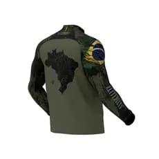 Camisa Manga Longa Dry Fit Proteção Uv+  ELITEDELTA® BRASIL Esportes Radicais Caça Pesca Secagem rápida