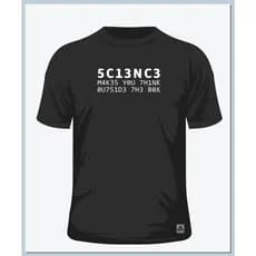 Camiseta Estampa Ciência faz você pensar fora da caixa ELITEDELTA® ORIGINAL T-SHIRT´S  tecnologia código fonte