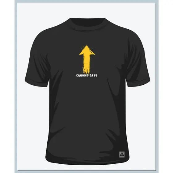 Camiseta Caminho da Fé Aparecida do Norte 100% Algodão Masculino Tradicional ou Feminino Babylook