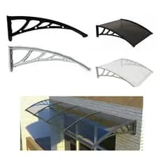 Suporte Para Toldo Policarbonato Universal Mão Francesa Abs 60cm - 1 unidade