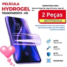 Kit  2 Peliculas de Hidrogel para Motorola Edge 60, edge 60 fusion, edge 60 pro e mais modelos