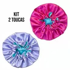 Toucas Dupla Face de Cetim Antifrizz Ajustável
