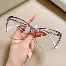 Novos Armação De Óculos Feminino Fashion Vintage 2023 Exclusivo Moda Gradiente De Oculos De Grau Armações Gato TR90 7840