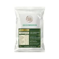Farinha de Glucomanano Glucomannan Pó Glucomanan 100% Natural Pureza Raiz de konjac