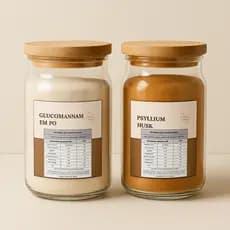 Kit Super Energético Pré Treino Natural Farinha de Psyllium Glucomanano