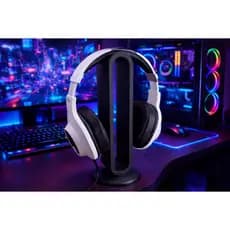 Suporte para Fone de Ouvido Gamer Headset Mesa Organizador Stand Headphone Produzido em Impressora 3D Design Curvo Alta