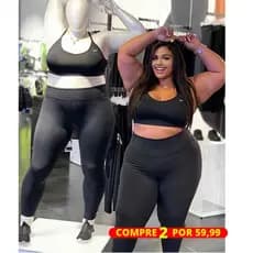 Calça Legging Plus Size G1 G2 G3 Grossa Cós Alto