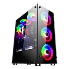 Gabinete Gamer Preto Atx Vidro Usb3.0 Xway 01150 Fonte 600w