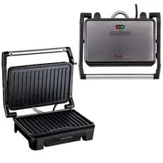 Grill Elétrico Prensa Inox 800W G1200BR 127V Black Decker