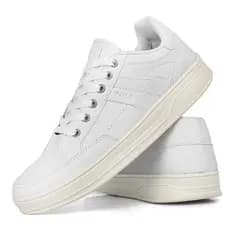 Tênis Sapatênis Branco Casual Esportivo Masculino Classico Corfortavel Diuber Shoes