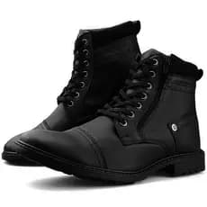 Bota Coturno Masculino Adventure Cano Medio Confortavel Estiloso Diuber