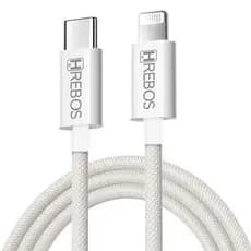 Cabo Tipo-c / Lightning Turbo Colorido iPhone Lightning Nylon 2 Metros