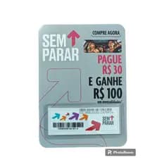Adesivo Tag Sem Parar Pague 30 E Ganhe 100 Reais Evite Filas