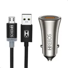 Kit Carregador Turbo Veicular Carro Usb Micro Usb V8 3.0a