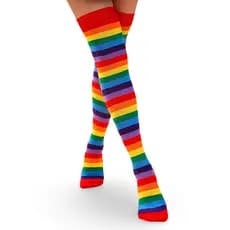 Kit 6 / 12 / 18 Pares de Meia 3/4 Longa Adulto 34 ao 40 Colorida Arco Iris
