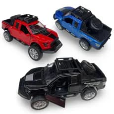 🚙 Miniatura Caminhonete de Metal Speedy Estilo Ford F-150 Raptor | Fricção + Portas que Abrem