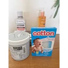 Pote Abre Fácil Porta Cotonetes Hastes  Multiuso Para  Pequenos Objetos + Brinde