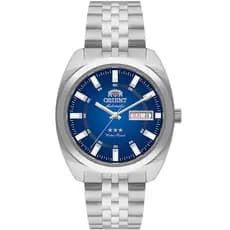 Relógio Orient Prata Heritage Automático 3 Estrelas Original