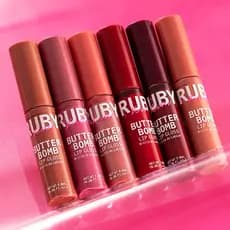 Gloss Butter Bomb Ruby Kisses - Brilho Labial RK Warm Hug, Blushing, Pillowtalk, Cold Blooded, Savage, Snatched 7,8ml