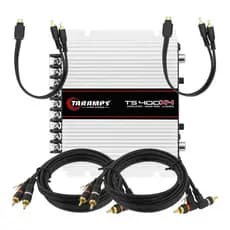 Modulo Amplificador Taramps Ts400x4 400 Watts Rms + 02 Cabo Rca 1,5 Metros + 02 Cabos Y