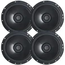 Kit 4 Alto Falantes Coaxiais 6  Bomber Original Montadoras - 220 Watts Rms