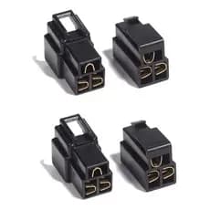 Kit 2 Conector 3 Vias Com Trava Technoise