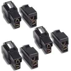 Kit 3 Conectores Technoise 2 Vias Macho E Femea Som Automotivo