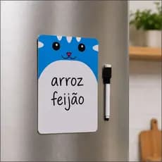 Magnético de Geladeira Imã Planner Organizador com Caneta