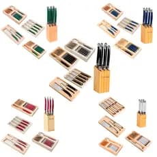 Conjunto De Talheres Luxo 25 Peças Kit Jogo Completo De Talheres Aço Inoxidável Laguiole La Tour