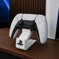 Suporte Vertical para 2 Controles PS5 PlayStation Organizador Gamer Suporte de Mesa Base