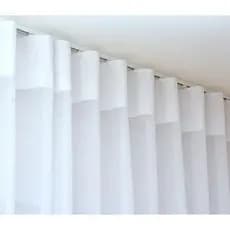 Cortina De Linho Para Quarto E Sala 6x2,80 Teto Alto Para Trilho Suíço