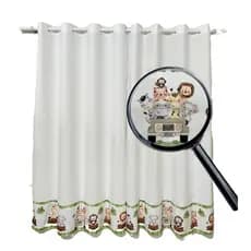 Cortina Infantil Safari Jeep Quarto de Menino Menina 2,60 L x 1,70 A