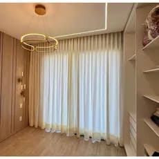Cortina De Linho Para Quarto E Sala Teto Alto Para Trilho Suíço Tamanhos variados