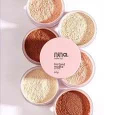 Pó Facial Instant Matte Solto - Nina Makeup