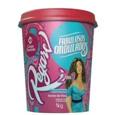 Máscara Cabelos Ondulados 2 em1 Hidratação e Creme de Pentear 1kg Regarv