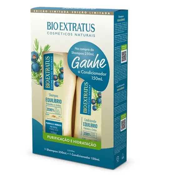 Kit Bio Extratus Equilibrio Shampoo 250ml + Condicionador 150ml