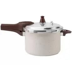 Panela de Pressão Brinox 4,2L Bege Vanilla Ceramic Life Indução Original