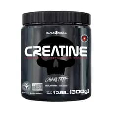 CREATINA BLACK SKULL 300g ORIGINAL CAVERA PRETA