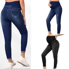 meteor2 Calça Jeans Clássica Cintura Elástica Para Uso Diário