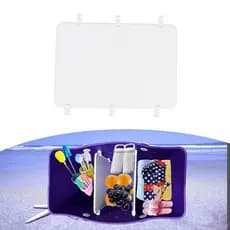 Bandeja Divisora Para Espaço Armazenamento, Saco Praia, Divisor, Lanches, Acessórios Bolsa