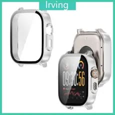 LRVI Watch Cover Shell PC Case Capa Vidro Temperado Fácil Instalação