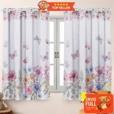 Cortina Infantil Baby Encanto 2,00x1,50 | Decoração Para Quarto de Menina ou Menino
