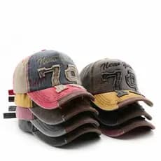 Chapéu moda único Retro bordado número pico boné masculino feminino viagem ao ar livre protetor solar pára-sol boné de b